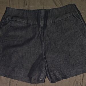 New York & Company Dark Denim Jean Shorts
